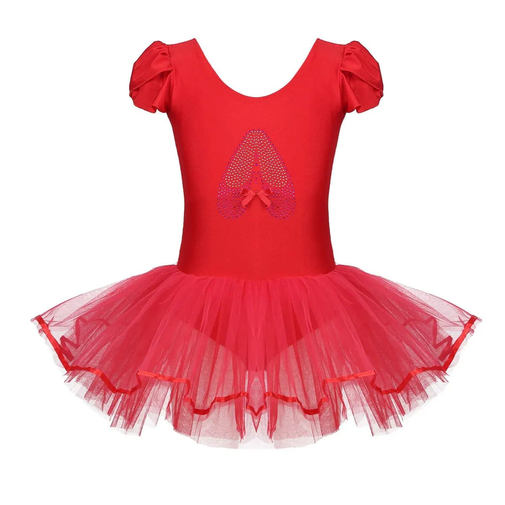 babies and kids Clothing Red / L "Cassidy" Ballet Tutu Dress -The Palm Beach Baby