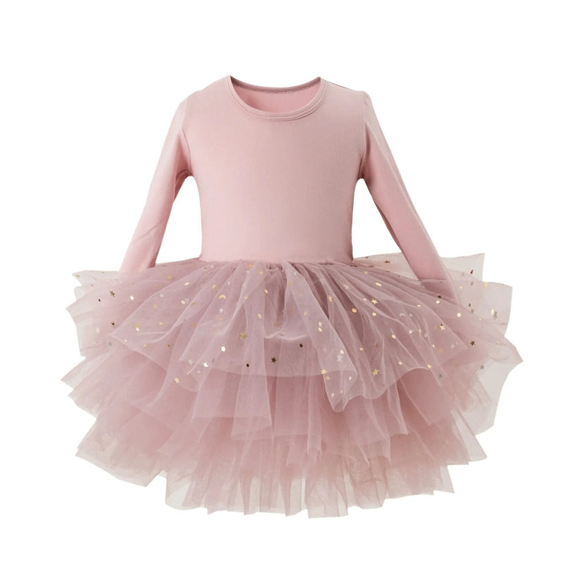 babies and kids Clothing L296 Mauve / 12-18M "Cara Mia" Ballet Tutu Dress With Crystals -The Palm Beach Baby