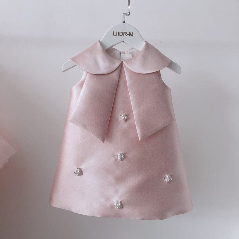 babies and kids Clothing Pink / 80 / China "Fiona" Elegant Special Occasion Dress -The Palm Beach Baby