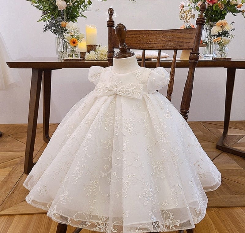 babies and kids Clothing 12M / 1 "Leilani" Tulle Special Occasion Dress -The Palm Beach Baby