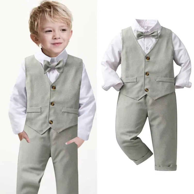 babies and kids Clothing as  picture 13 / 9M "Landon" 3 PC Boy's Suit -The Palm Beach Baby