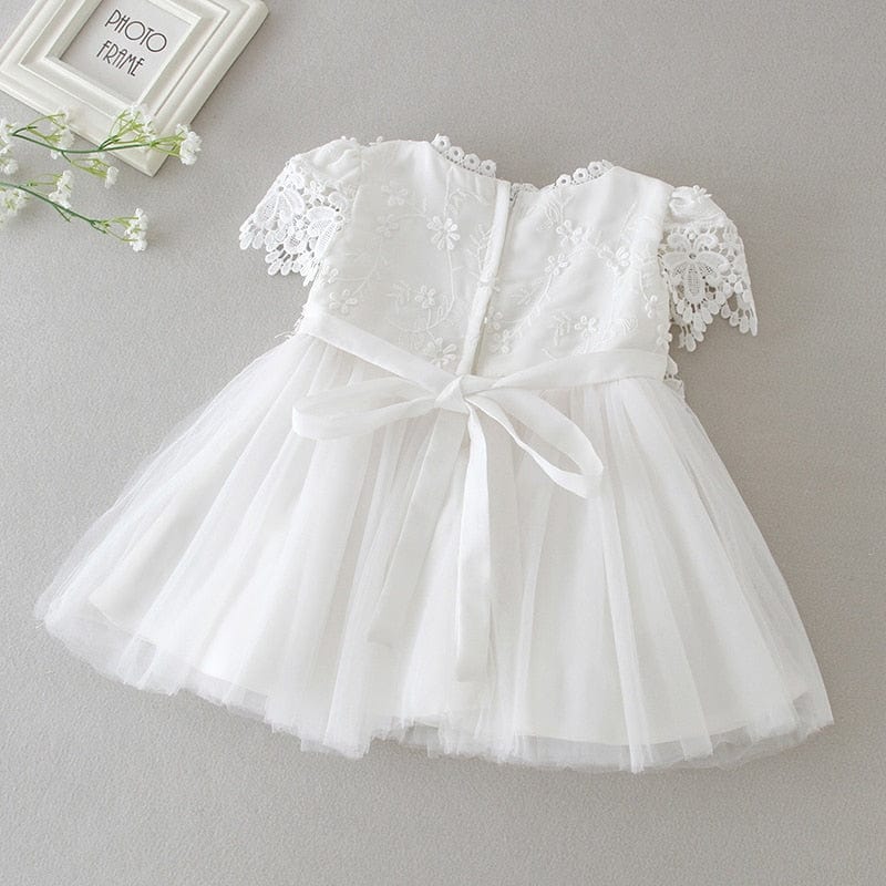 babies and kids Clothing "Beatrice" Lace And Tulle Dress -The Palm Beach Baby