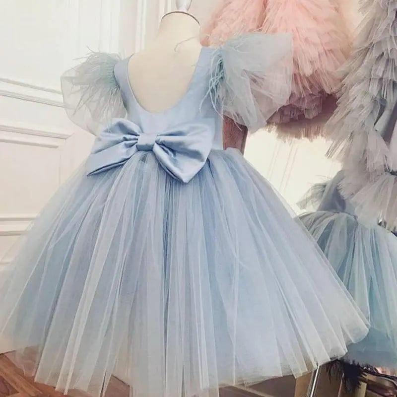 babies and kids Clothing Blue / Child-2 "Enchanted" Elegant Voile Dress -The Palm Beach Baby