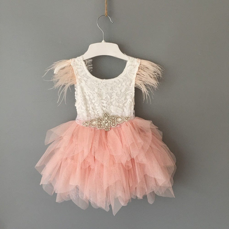 babies and kids Clothing "Cecilia" Special Occasion Party Dress -The Palm Beach Baby