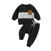 'Ripley' 2-PC Kids Sporty Warmup Set with Elastic Waistband - 7 Designs - The Palm Beach Baby