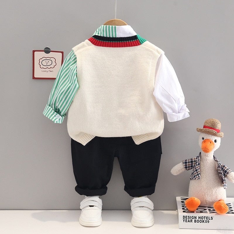 babies and kids Clothing "Everything's Ducky" Boy's 3-PC Casual Outfit -The Palm Beach Baby