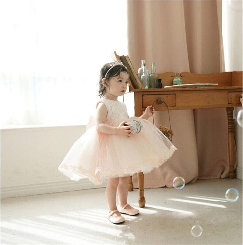 babies and kids Clothing "Freya" Special Occasion Baptism Dress -The Palm Beach Baby