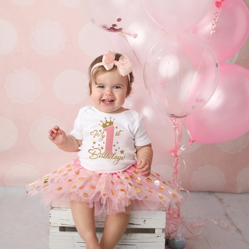 babies and kids Clothing It's My 1st Birthday Baby Girl Tutu Set -The Palm Beach Baby