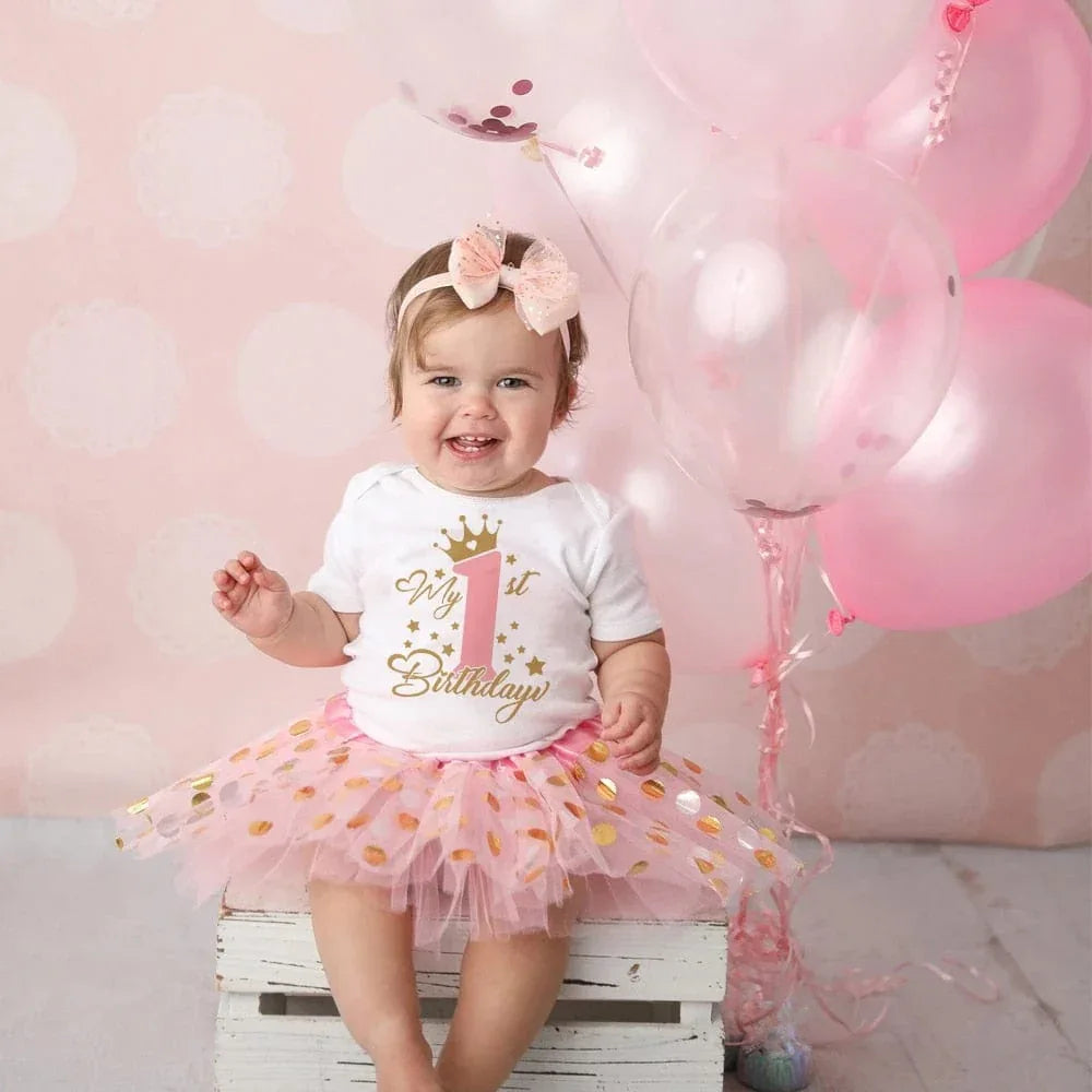 Cute First Birthday Outfit for Girls – The Palm Beach Baby