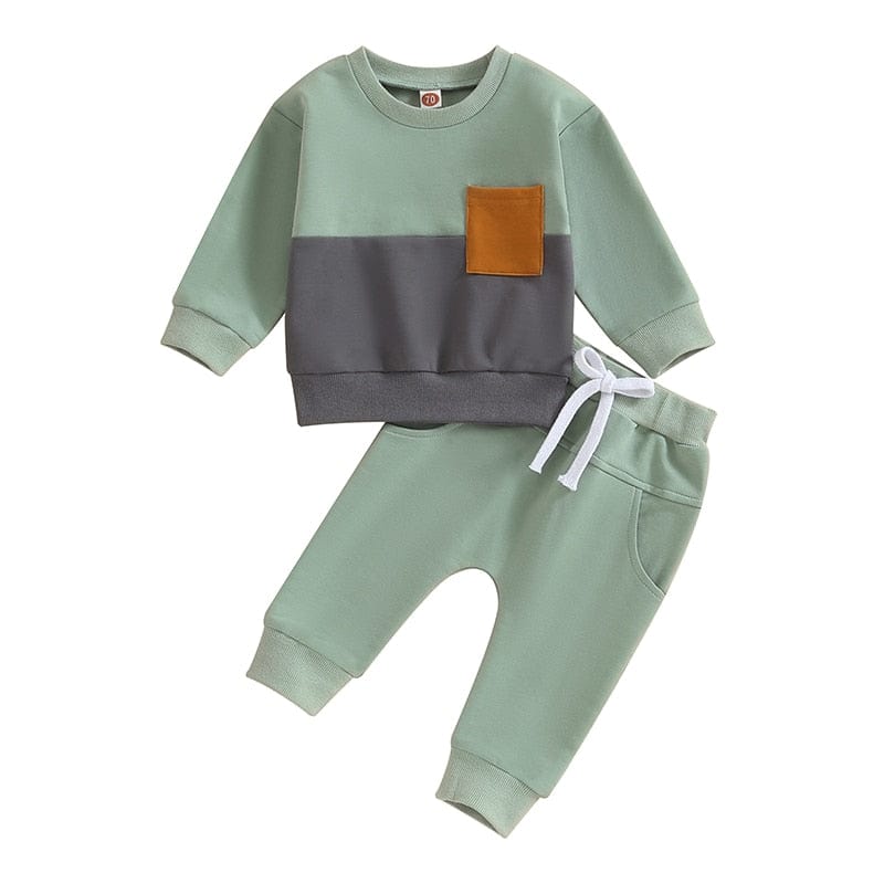 babies and kids Clothing J1 / 110 2-3Years "River" 2-PC Sporty Warmup Set -The Palm Beach Baby