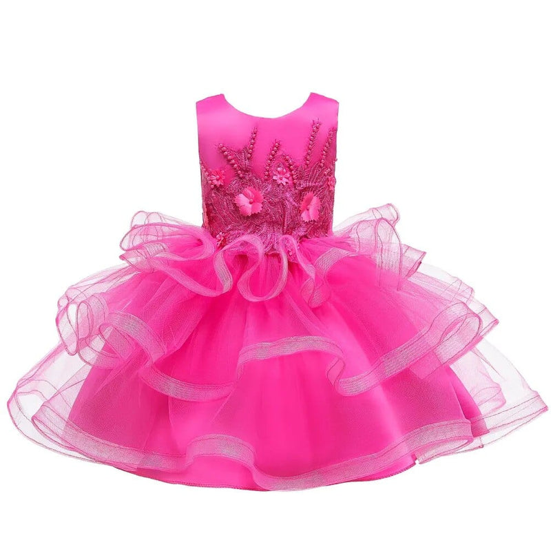 babies and kids Clothing "Jenna-Marie" Tulle Special Occasion Dress 2 -The Palm Beach Baby