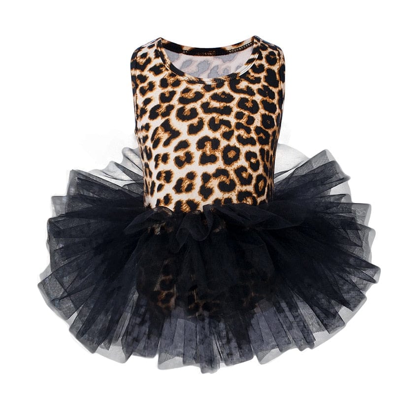babies and kids Clothing L005 Leopard / 2T "Izzie" Ballet Tutu Dress - 9 Colors -The Palm Beach Baby
