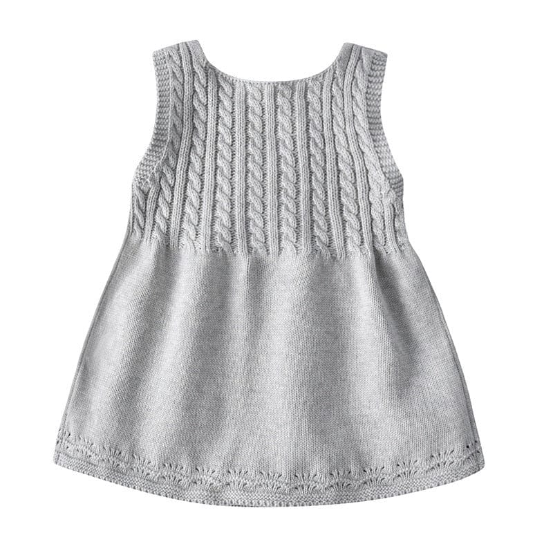 babies and kids Clothing "Samantha" Sweater Knit Jumper Dress -The Palm Beach Baby