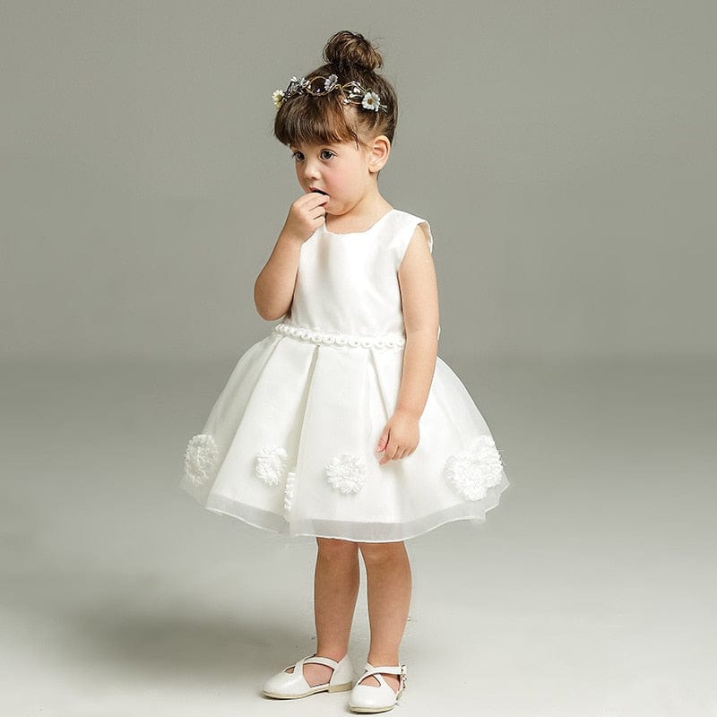 babies and kids Clothing "Trinity" Lace And Voile Dress -The Palm Beach Baby