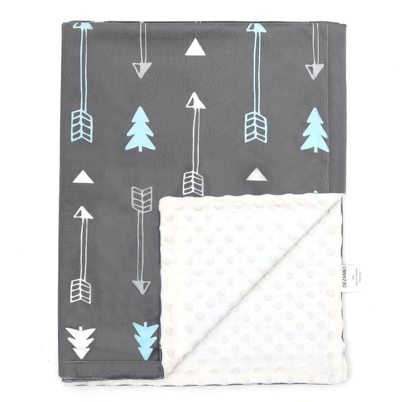 baby shower gift arrow / 75x120cm 29.5IN x 47IN Printed Ultra-Soft Baby Blanket -The Palm Beach Baby