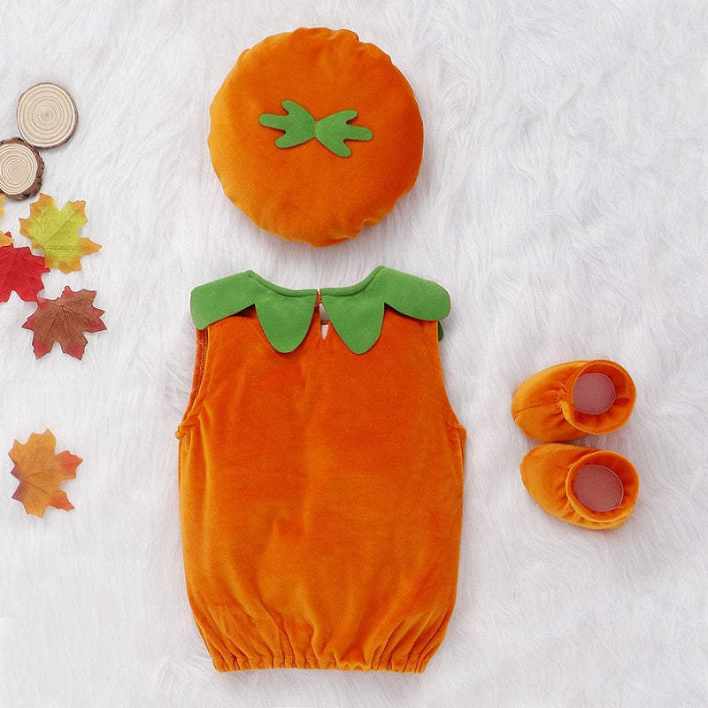 boys and girls clothes "Pumpkin Fun" Kid's Fall-Themed Outfit -The Palm Beach Baby