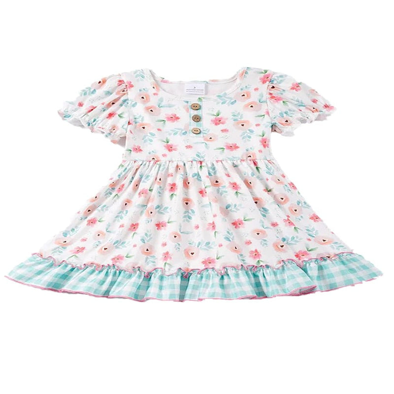 kids and babies as picture 1 / 0-3M / CN "Print Cuteness" Little Girl's Boho Dress -The Palm Beach Baby