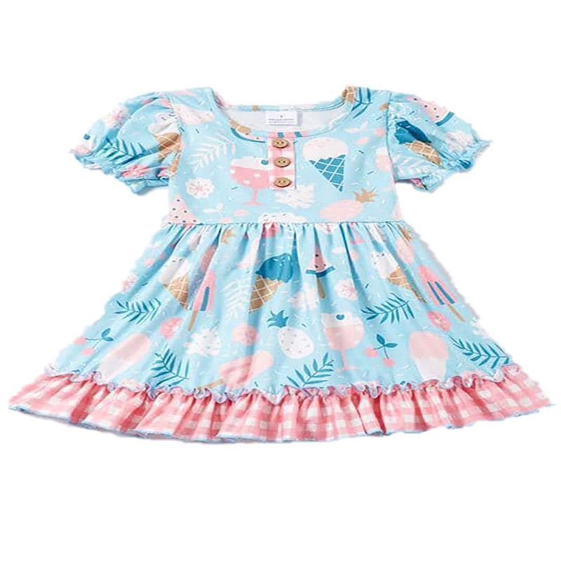 kids and babies as picture 2 / 0-3M / CN "Print Cuteness" Little Girl's Boho Dress -The Palm Beach Baby