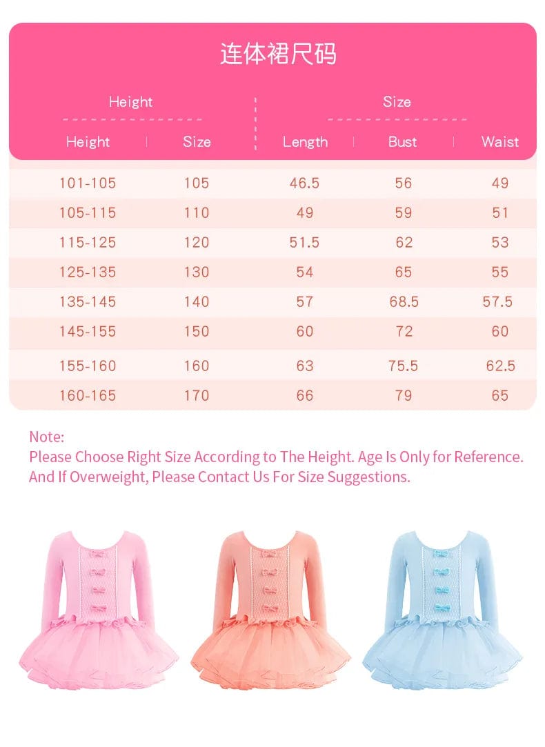 kids and babies clothing "Little Ballerina" Girls Ballet Dresses -Long-Sleeved -The Palm Beach Baby