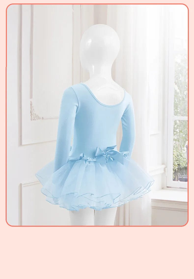 kids and babies clothing "Little Ballerina" Girls Ballet Dresses -Long-Sleeved -The Palm Beach Baby