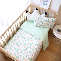 Nature-Inspired 3PC Baby Bedding Sets - Flat or Fitted Sheets - 4 Color Prints - The Palm Beach Baby
