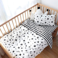 3PC Cotton Baby Bedding Set in Neutral Colors - Soft, Breathable & Cozy for All Seasons - The Palm Beach Baby