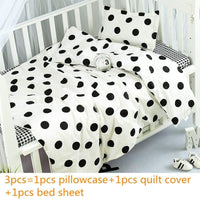 Cute Baby Bedding Set - 100% Cotton, 3PC Nursery Set with Adorable Prints - 4 Styles Available - The Palm Beach Baby