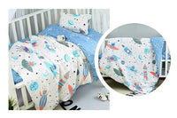 Colorful 3PC Baby Bedding Set in Cotton - 5 Styles - The Palm Beach Baby