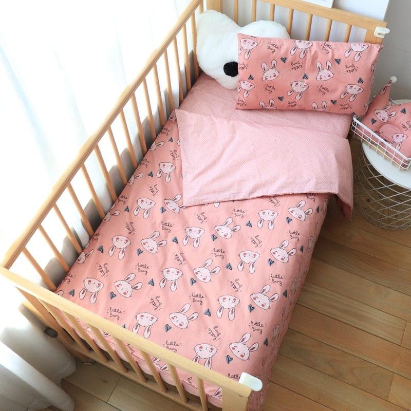 Nature-Inspired 3PC Baby Bedding Sets - Flat or Fitted Sheets - 4 Color Prints - The Palm Beach Baby