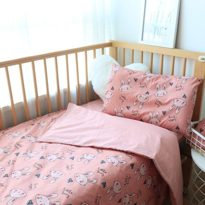 Nature-Inspired 3PC Baby Bedding Sets - Flat or Fitted Sheets - 4 Color Prints - The Palm Beach Baby