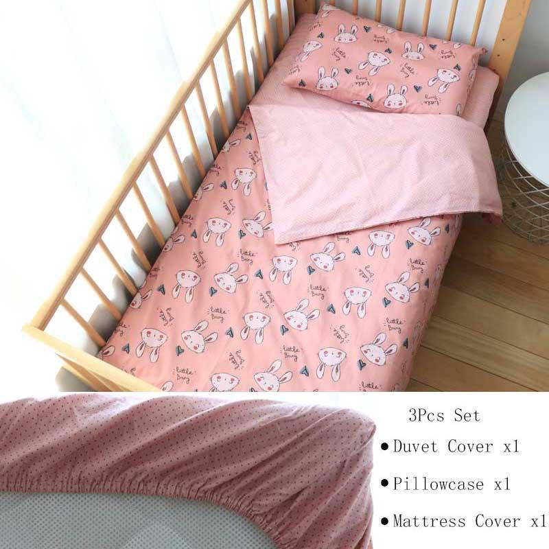 Nature-Inspired 3PC Baby Bedding Sets - Flat or Fitted Sheets - 4 Color Prints - The Palm Beach Baby