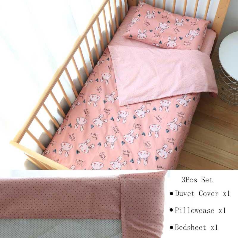 Nature-Inspired 3PC Baby Bedding Sets - Flat or Fitted Sheets - 4 Color Prints - The Palm Beach Baby