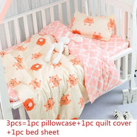 Colorful 3PC Baby Bedding Set in Cotton - 5 Styles - The Palm Beach Baby