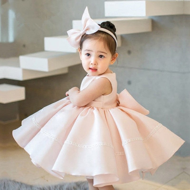 babies and kids Clothing "Deidra-Marie" Pink Tulle Special Occasion Dress -The Palm Beach Baby