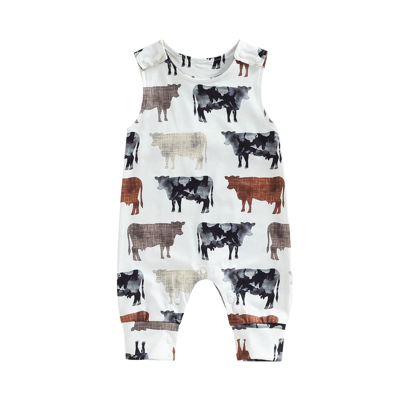 babies and kids Clothing 1 / 3M Adorable Western-Themed Jumpsuit -The Palm Beach Baby