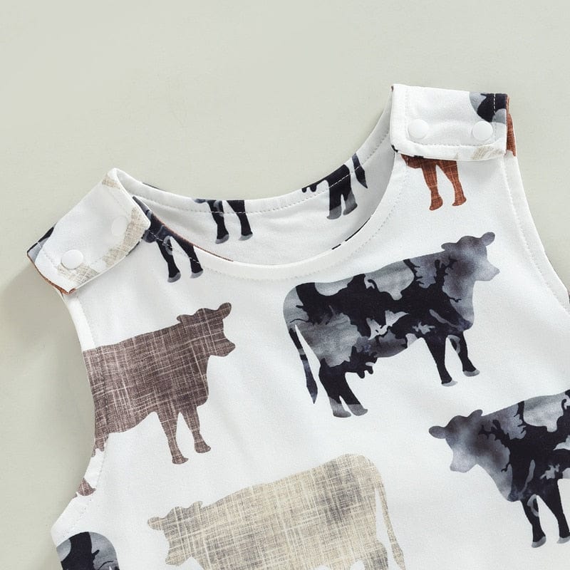 babies and kids Clothing Adorable Western-Themed Jumpsuit -The Palm Beach Baby