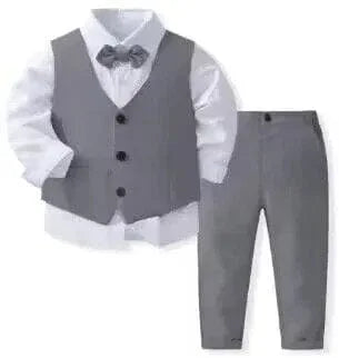 "Julian" Boy's 4-Piece Pants Set - Stylish Children's Formal Wear - 6 Colors - The Palm Beach Baby