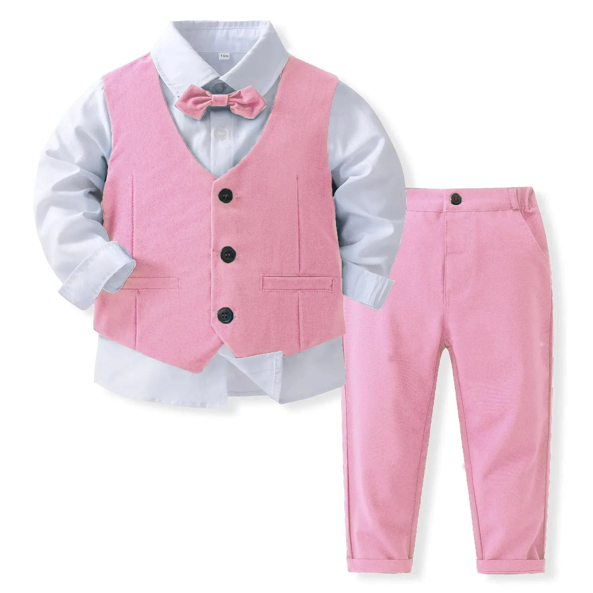 "Julian" Boy's 4-Piece Pants Set - Stylish Children's Formal Wear - 6 Colors - The Palm Beach Baby