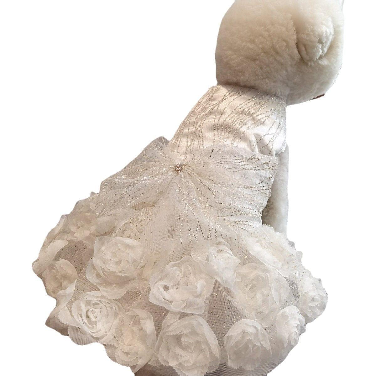 DIVA PET - "Francesca" Luxury Pet Dress for Special Occasions - The Palm Beach Baby
