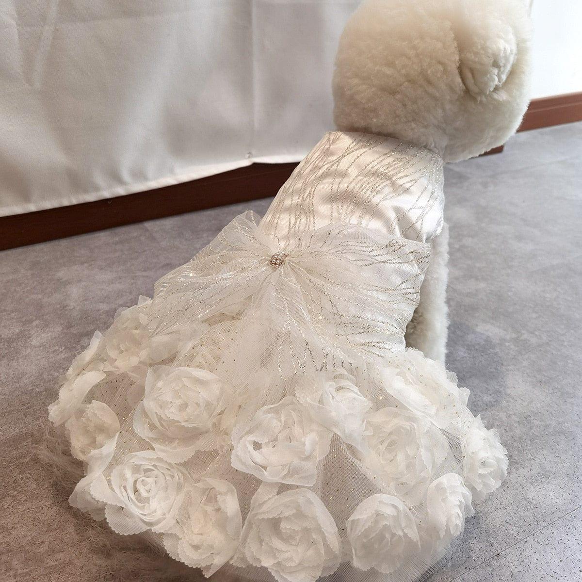 DIVA PET - "Francesca" Luxury Pet Dress for Special Occasions - The Palm Beach Baby