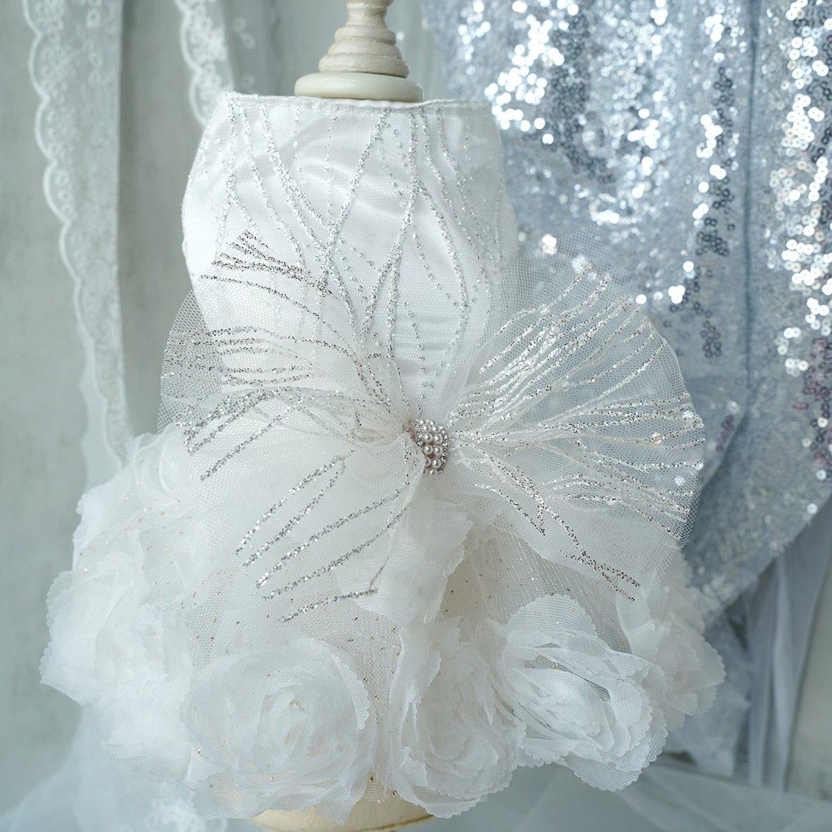 DIVA PET - "Francesca" Luxury Pet Dress for Special Occasions - The Palm Beach Baby