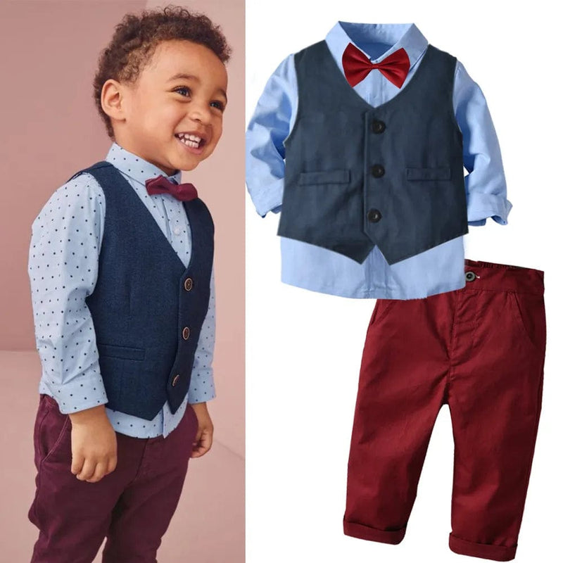 babies and kids Clothing as  picture 10 / 9M "Landon" 3 PC Boy's Suit -The Palm Beach Baby