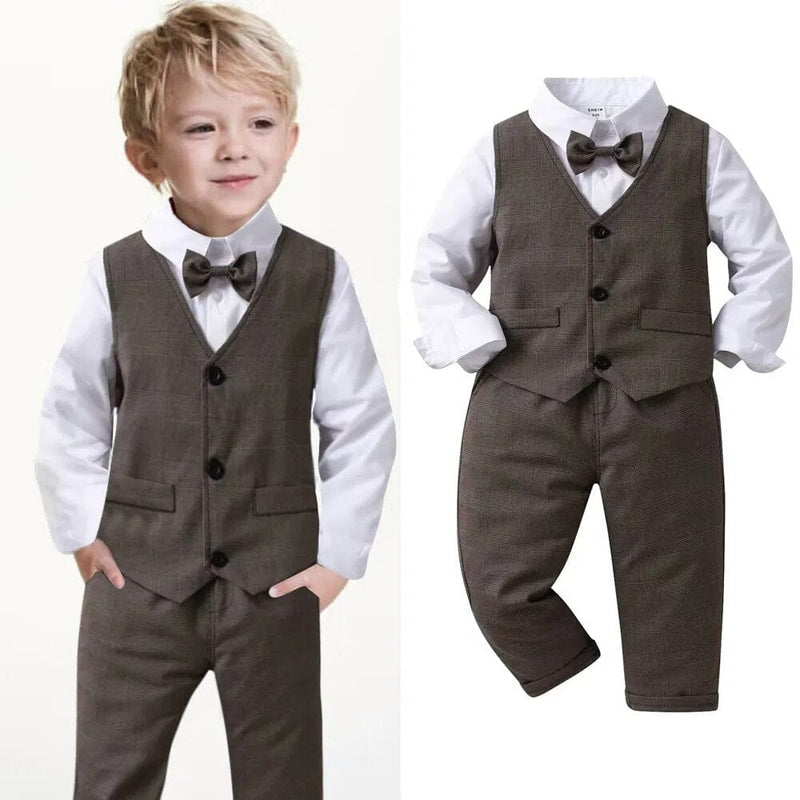 babies and kids Clothing as  picture 7 / 9M "Landon" 3 PC Boy's Suit -The Palm Beach Baby