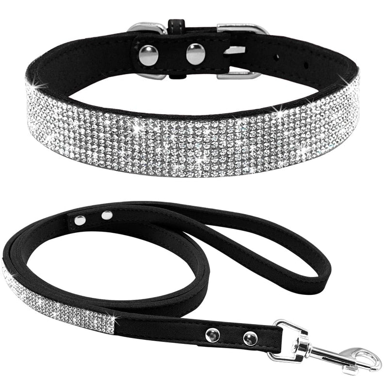 collar and leash set "All That Bling" Collar Leash Set Soft -The Palm Beach Baby