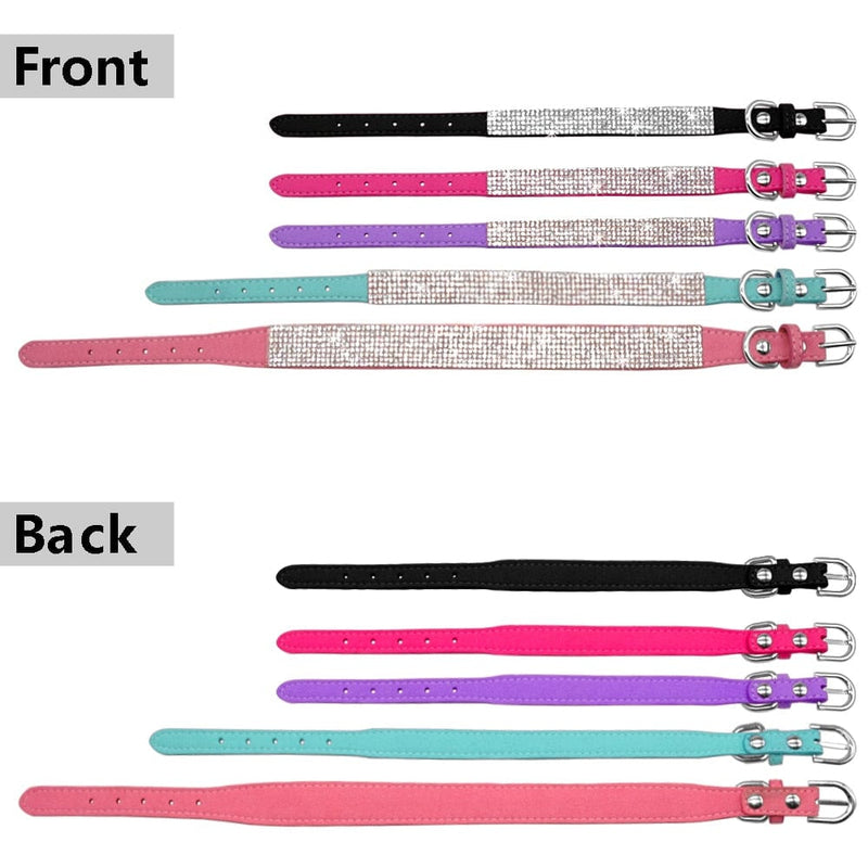 collar and leash set "All That Bling" Collar Leash Set Soft -The Palm Beach Baby