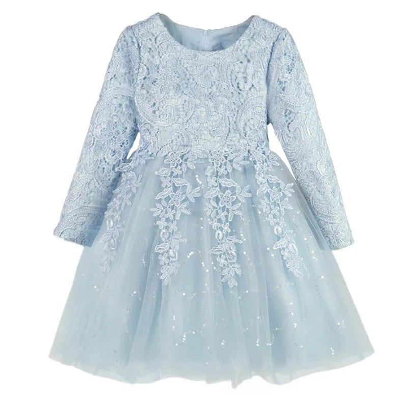 "Cassandra" Elegant Tulle Dress for Girls - 2 Chic Colors - The Palm Beach Baby