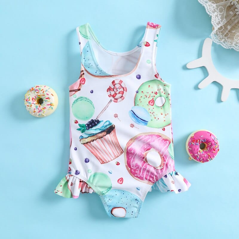 babies and kids Clothing Adorable Doughnut Print Swimsuit -The Palm Beach Baby
