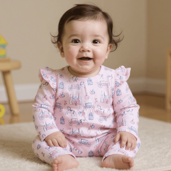 Fairy Godmother Flutter Sleeve Romper - The Palm Beach Baby Sweet Bamboo