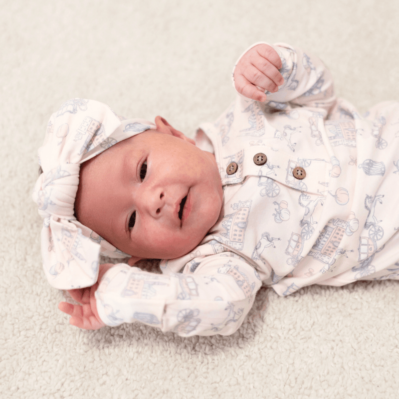 Fairy Godmother Knotted Bow - The Palm Beach Baby Sweet Bamboo