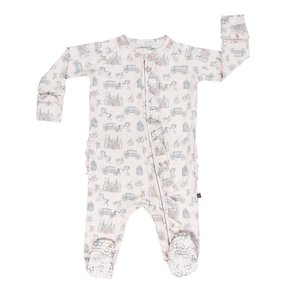 Fairy Godmother Ruffle Footie - The Palm Beach Baby Sweet Bamboo